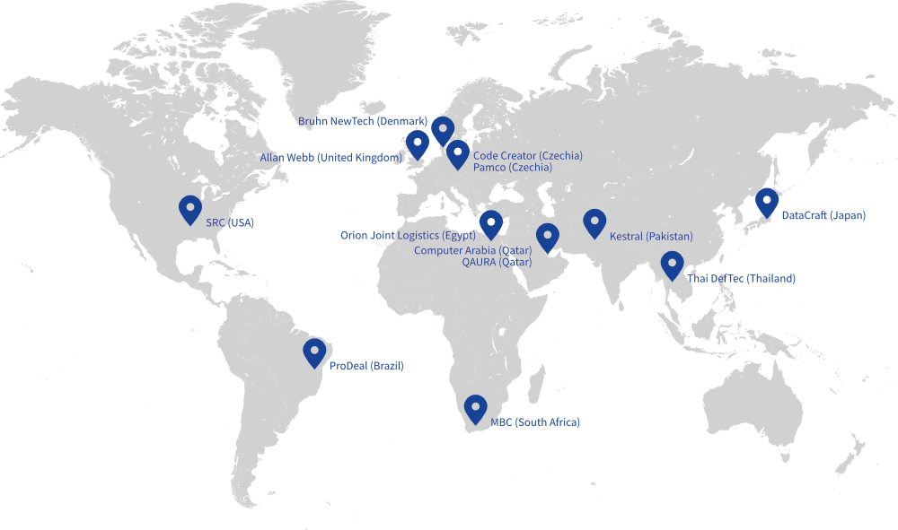 map of partners